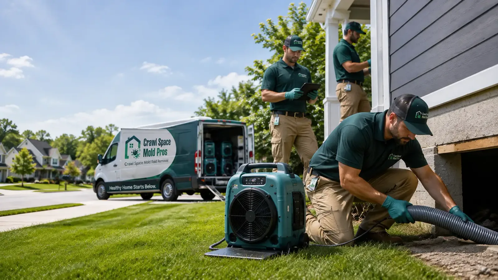 Crawl Space Mold Removal in Summitville, OH